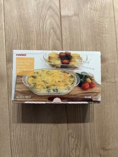 HARIO 耐熱ガラス製グラタン皿 2個セット HGZO-1812のサムネイル