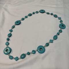vintage ストーンネックレス ターコイズ グランジ 森ガール 亜熱帯のサムネイル
