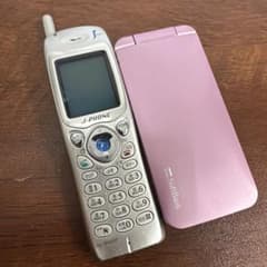 ☆激レアレトロ☆J-PHONEソフトバンクガラケー2台セットシャープ