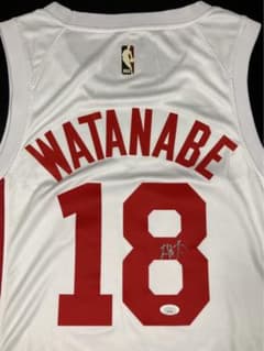 Yuta Watanabe 渡邊雄太　サイン入り ユニフォーム NBA 鑑定書 m68870150328_1.jpg?1699244186