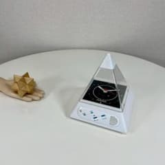 80's ピラミッド型 クロック テーブルクロック 置き時計 ヴィンテージ