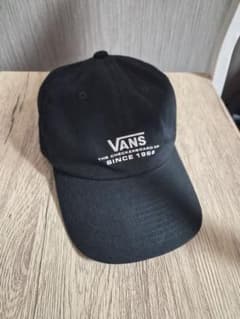 VANS キャップ ブラック ロゴ刺繍　M~Lサイズのサムネイル