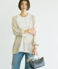 【GALLARDAGALANTE】深Vネックルーズニットのサムネイル