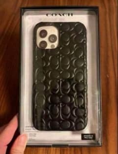 ★正規品★ COACH iPhone 12 Pro Max ケース ブラックのサムネイル