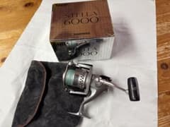 SHIMANO STELLA 6000 スピニングリール　箱•純正袋付、回転良好のサムネイル
