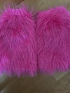 キッズ ファー レッグウォーマー ピンク110 KOGYARU