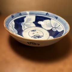 骨董品7寸染めつけ深皿 - メルカリ