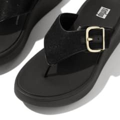 【新品】Fitflop 厚底サンダル ブラックのサムネイル