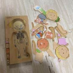 ボーネルンド　人体　パズル　木製のサムネイル