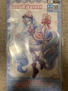 하츠네 미쿠 SNOW MIKU 2026 플래티넘 자카 빅아크릴스탠드