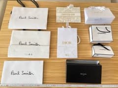 ショップ袋セット Paul Smith Dior Chanel Givenchyのサムネイル