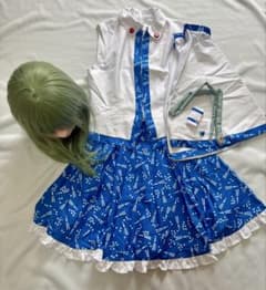 東方Project 東風谷早苗コスプレ衣装Mサイズウィッグ付 - メルカリ