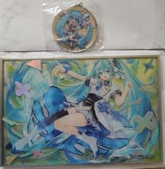初音ミク おしおしお エムアイカード アクリル色紙 アクリル 
