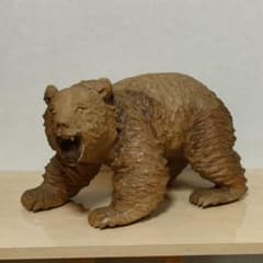 SALE中★北海道アイヌ　木彫りの熊　クマ　川村エベレ作　名作吠え熊 m68891161241_1.jpg?1730027305