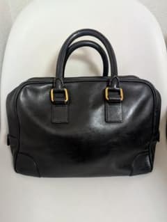 CELINE　セリーヌ　ブラック レザーハンドバッグのサムネイル
