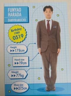 よしもとコレカ ダンビラムーチョ 原田フニャオ 身体測定カードのサムネイル