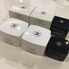 （空き容器）CHANEL ♡ルブラン クリーム他ケース3個&未使用スパチュラ1本のサムネイル