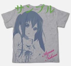 けいおん！ 中野梓 オールプリントTシャツ ＸＬのサムネイル