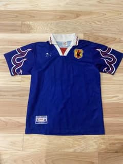 希少レア】PUMA社製 サッカー日本代表 ユニフォーム炎1996-97 - メルカリ
