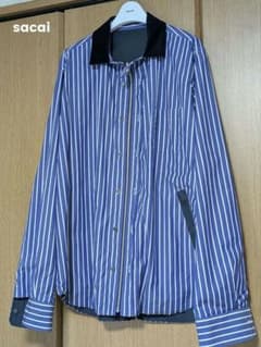 た*ん様 sacai 20ss ストライプ リバーシブル シャツブルゾン た*ん様 sacai 20ss ストライプ リバーシブル シャツブルゾン - メルカリ