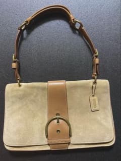 COACH オールドコーチ 『ソーホー』スエード&レザー ショルダーバッグ