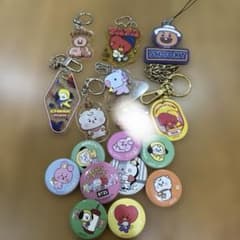BT21 Acrylic Keychains and Pin Badges (Bundle)