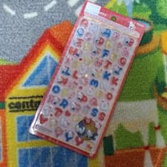 か*お様 ハローキティ ボンボンドロップシール もじのサムネイル