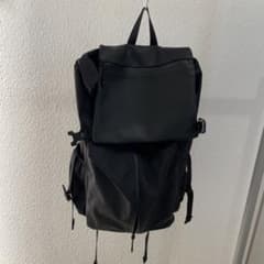 ブラック バックパック リュックBURLAPOUTFITTER×ear約16㍑ - メルカリ