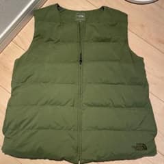 THE NORTH FACE ダウンベスト オリーブのサムネイル