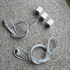 Apple純正 電源アダプタ3個 ケーブル2本セット※ばら売り可のサムネイル
