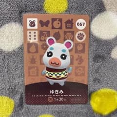 あつまれどうぶつの森 amiiboカード  ゆきみのサムネイル