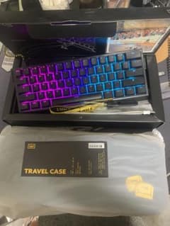 wooting60HE(本体箱有)、専用持ち運びケース付最終値下のサムネイル
