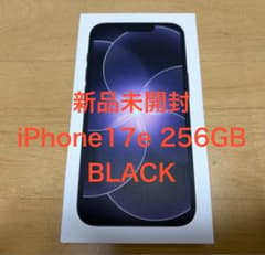신품 미개봉 iPhone17e 블랙 256GB SIM 프리 본체