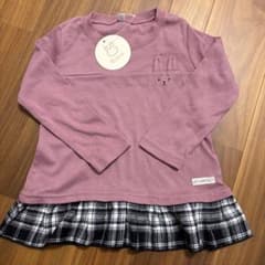 Ruava 長袖 トップス 95cm うさぎ チェック柄のサムネイル