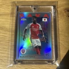 【希少】ブカヨサカ　桜パラレルTopps Chrome サッカーカードのサムネイル