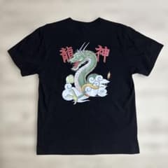 疾風伝説 特攻の拓展 龍神 天羽時貞 Tシャツ 黒 Lサイズ 講談社 - メルカリ
