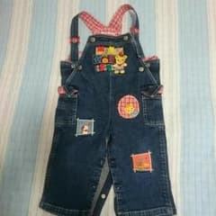80㎝ ミキハウス デニムのつなぎのサムネイル