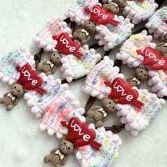 トリミングチョーカー くまさん ハート 10本 12 - メルカリ