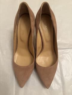 Sergio Rossi ベージュ スエード ハイヒール パンプス - メルカリ