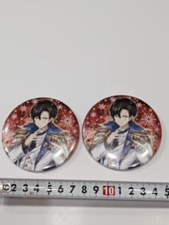 네모 75mm 캔 배지 [흰 고양이 프로젝트 겨울 복권] E상 2개