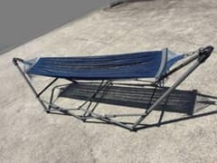 ハンモックスタンド 青 収納バッグ付きのサムネイル