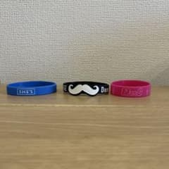 SHE'S Official 髭男 dism WurtS ラバーバンド3個セットのサムネイル