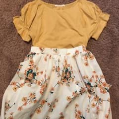 Tシャツ カットソー スカートセットのサムネイル