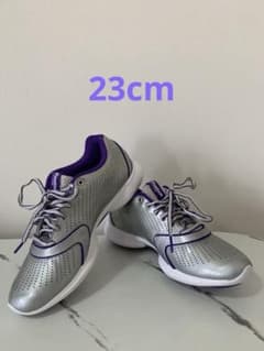 Reebok EASYTONE スニーカー シルバー パープル (23cm)