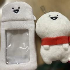 문구 씨와 함께 봉제 인형 패스 케이스 세트