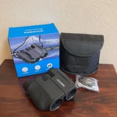 ☆双眼鏡 高倍率 10倍 酔いにくい メガネ対応 10×25 Bak4