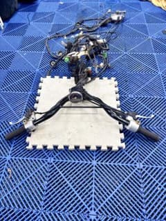 ズーマーメインハーネスキャブ車ハンドル.メーター.ブレーキ付き 