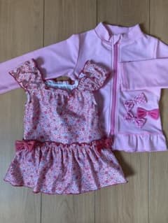 水着 ラッシュガード 女の子 90 95のサムネイル