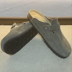 BIRKENSTOCK Boston スエード ベージュ サンダル 43 - メルカリ