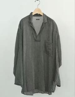 COMOLI（コモリ） ストライプスキッパーシャツ サイズ３26SS COMOLI（コモリ） ストライプスキッパーシャツ サイズ326SS - メルカリ